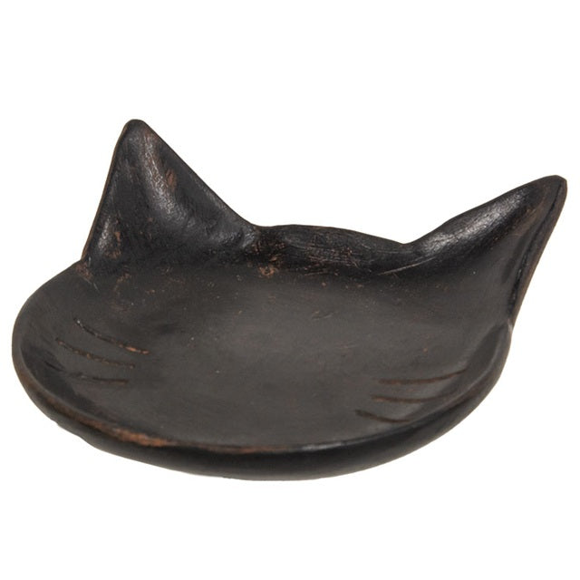 Black Cat Resin Trinket Tray