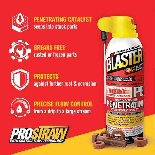 Blaster PB Penetrating Oil 11 oz. ProStraw Can