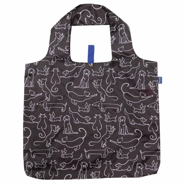Dog & Cat Blu Bag Eco Reusable Shopping Tote