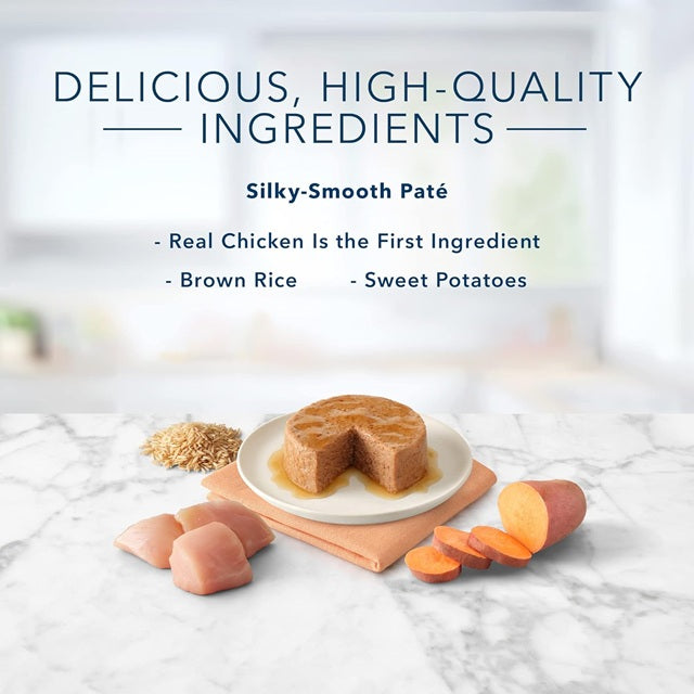 Blue Buffalo Tastefuls Chicken Entree Pate Wet Cat Food, 3-oz Can