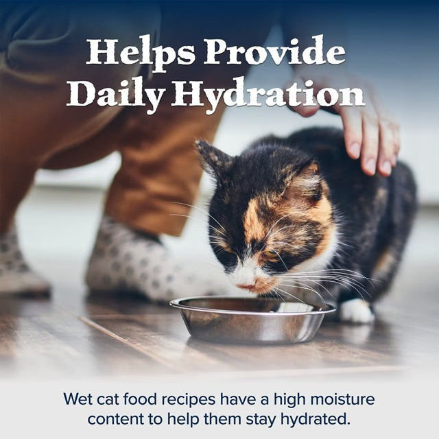 Blue Buffalo Wilderness Wild Delights Meaty Morsels Chicken & Turkey Recipe in Gravy High-Protein Grain-Free Canned Cat Food, 3-oz Can