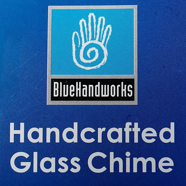 Blue Handworks Santa Fe Glass Leaves & Driftwood Wind Chime