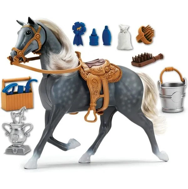 Blue Ribbon Champions Deluxe Toy Horse Playset, Assorted