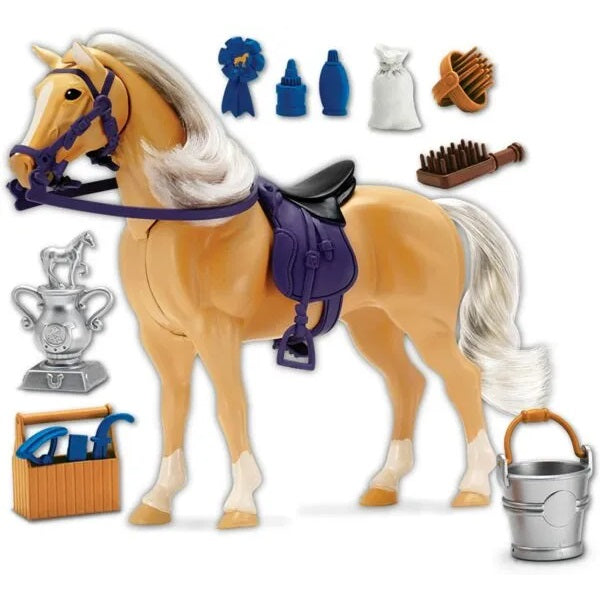Blue Ribbon Champions Deluxe Toy Horse Playset, Assorted