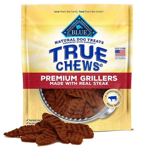BLUE True Chews® Premium Grillers with Real Steak 10-oz.