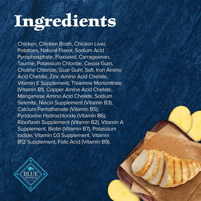 Blue Buffalo Wilderness Wild Delights Meaty Morsels Chicken & Turkey Recipe in Gravy High-Protein Grain-Free Canned Cat Food, 3-oz Can