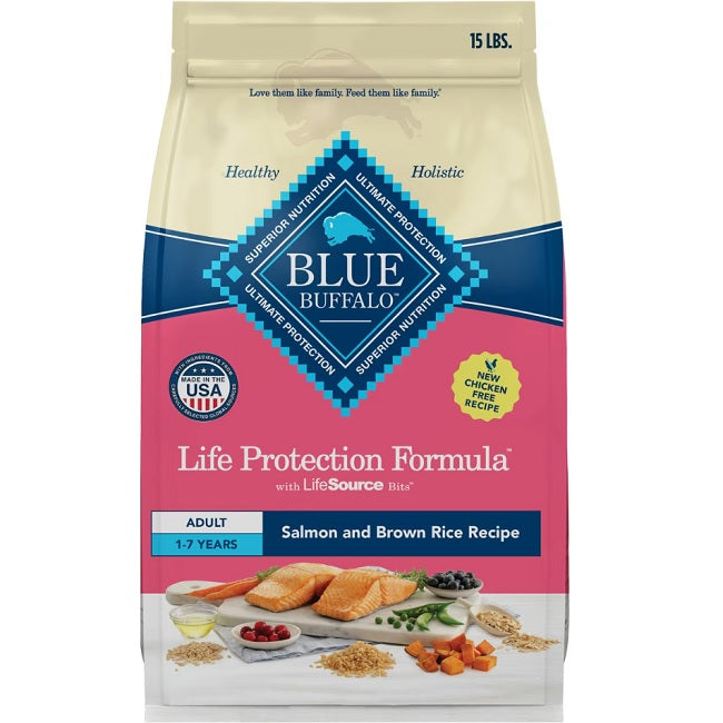 Blue Buffalo Life Protection Salmon & Brown Rice Recipe Adult Dry Dog Food