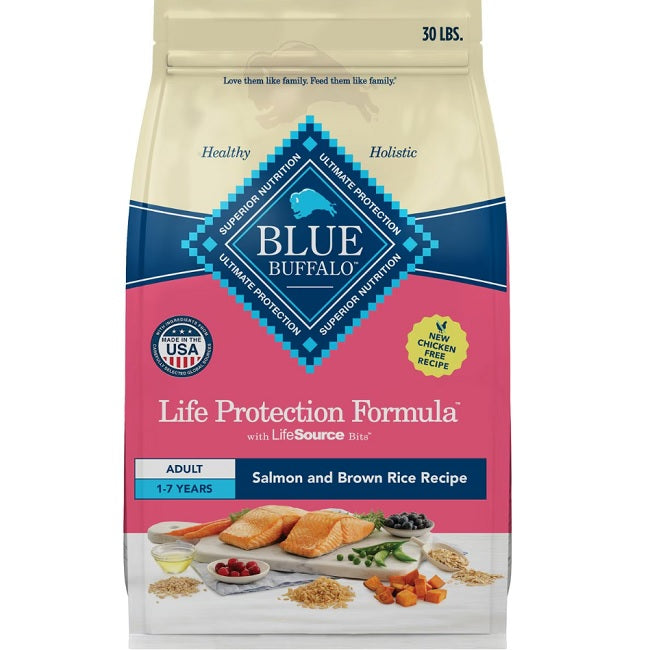 Blue Buffalo Life Protection Salmon & Brown Rice Recipe Adult Dry Dog Food