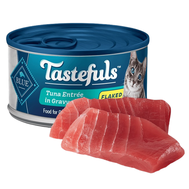 Blue Buffalo Tastefuls Flaked Variety Pack Wet Cat Food,  Case of 12 x 3.0-oz Cans