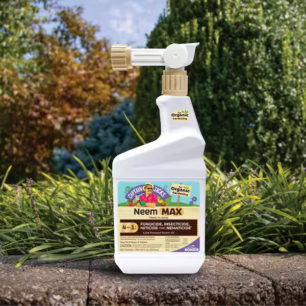 Captain Jack’s Neem Max, 16 oz Ready-to-Spray Cold Pressed Neem Oil