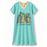 LazyOne Booked Tonight Women's Flower V-Neck Nightshirt
