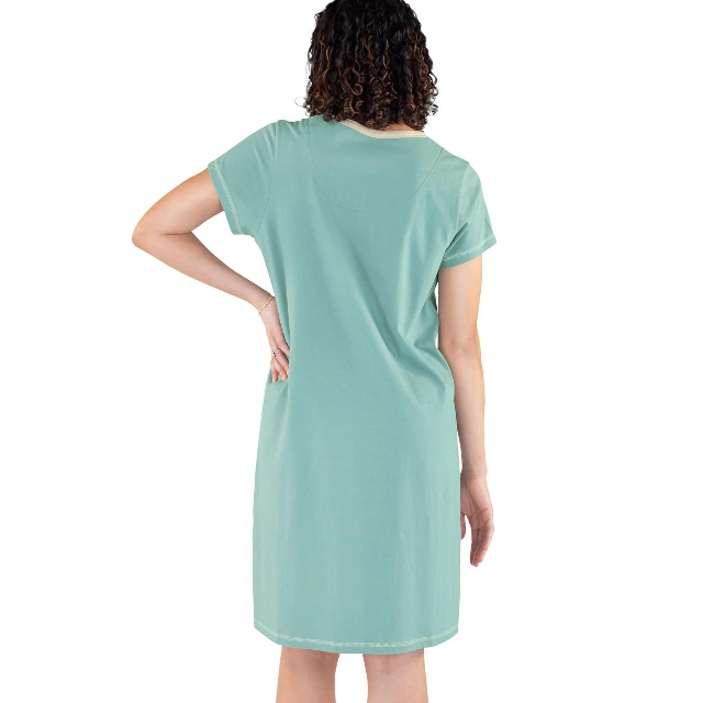 LazyOne Booked Tonight Women's Flower V-Neck Nightshirt