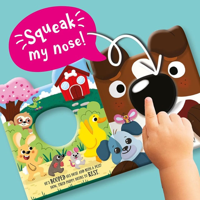 Boop Me! Yappy Puppy (Squeaky Nose) Board Book