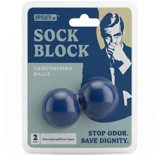 Brodeo Drive™ Sock Block Deodorizing Balls