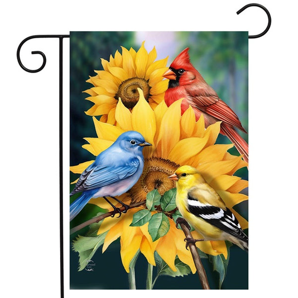 Birds in the Garden Garden Flag — Ellington Agway