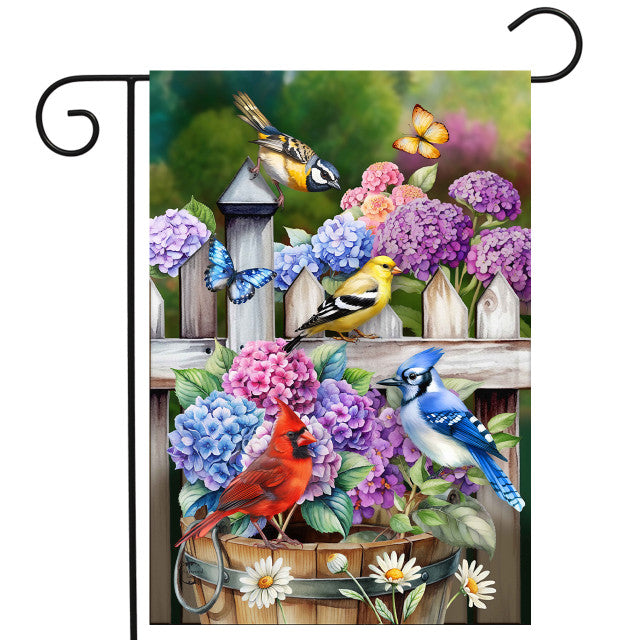 Bird Watching Garden Flag