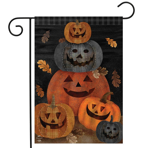 Halloween Night Pumpkins Garden Flag