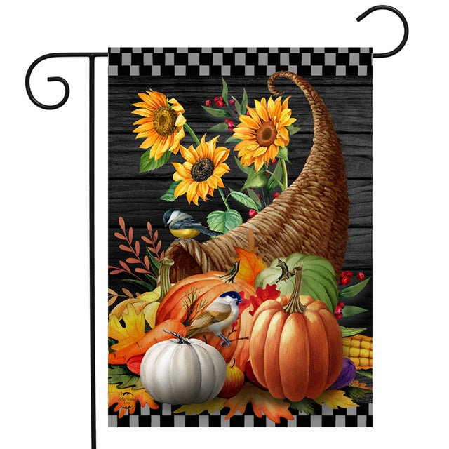 Briarwood Lane Horn of Plenty Garden Flag