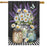 Lavender & Daisies Checkered House Flag