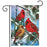 Woodland Winter Cardinals Garden Flag
