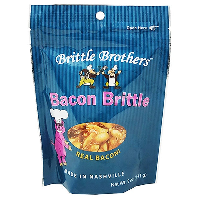 Brittle Brothers Bacon Peanut Brittle 5 oz. Bag