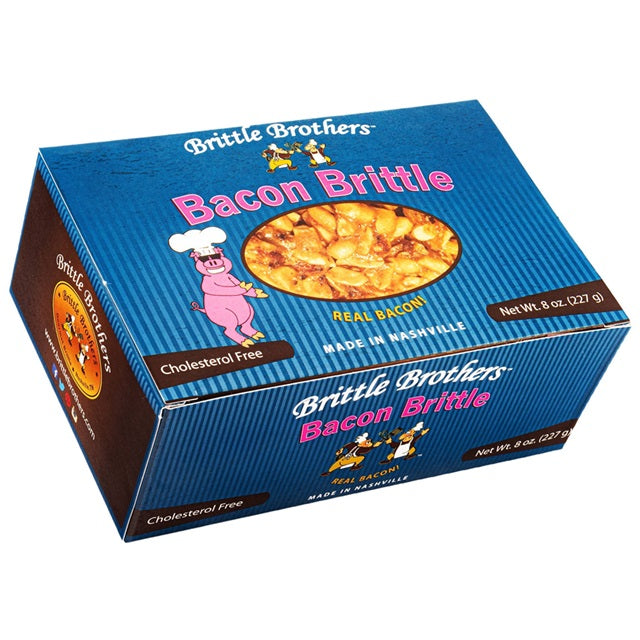 Brittle Brothers Bacon Peanut Brittle 8 oz. Box