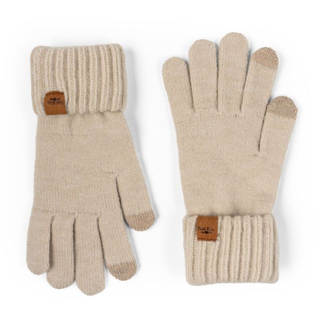 Britt's Knits Women's Mainstay Knit Gloves, Oat