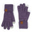 Britt's Knits Women's Mainstay Knit Gloves, Purple