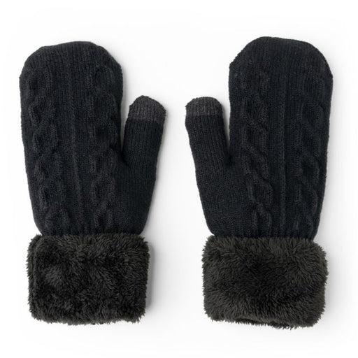 Britt’s Knits Women's Originals Knit Mittens, Black