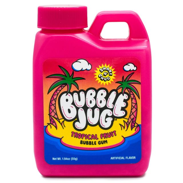 Bubble Jug Tropical Fruit 1.94 oz Powdered Bubble Gum
