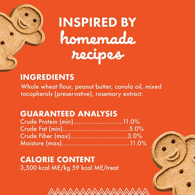 Buddy Biscuits Crunchy Dog Treats, Peanut Butter 16OZ