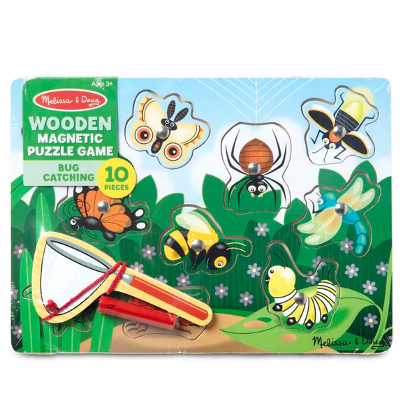 Melissa & Doug Bug-Catching Magnetic Puzzle Game
