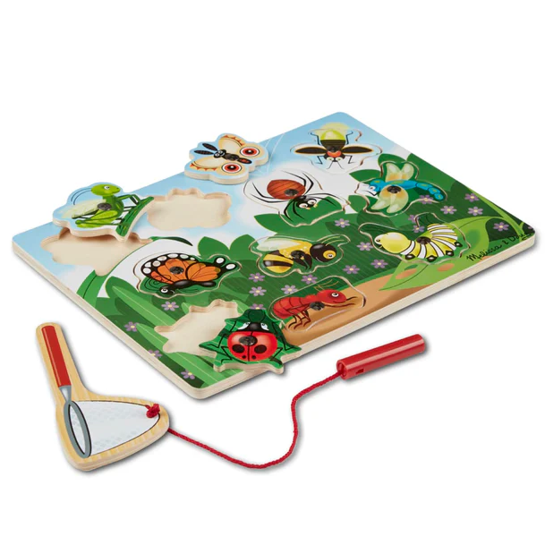 Melissa & Doug Bug-Catching Magnetic Puzzle Game