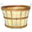Wood Bushel Basket 17.5 in Round