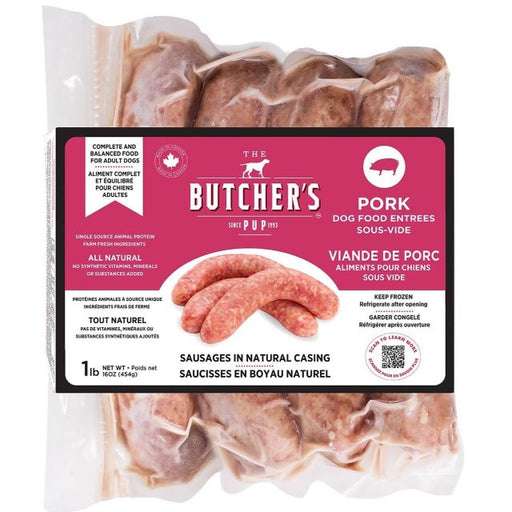 Butcher's Pup Pork Sous-Vide Sausages, 1 lb package