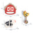 Itzy Bitzy Jamboree Farm Rhythm & Rattle Gift Set