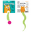 Wiggly Ping Plastic Ball Cat Toy, Assorted Colors