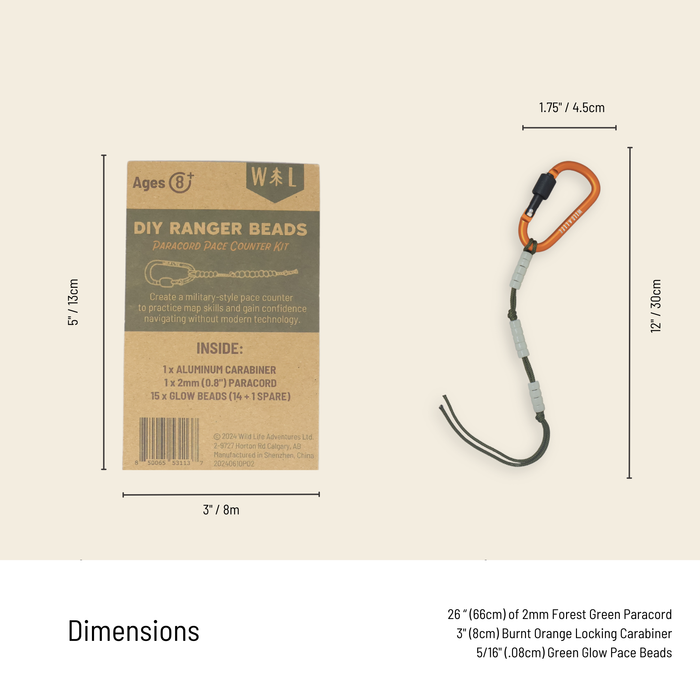 DIY Ranger Beads Paracord Pace Counter Kit