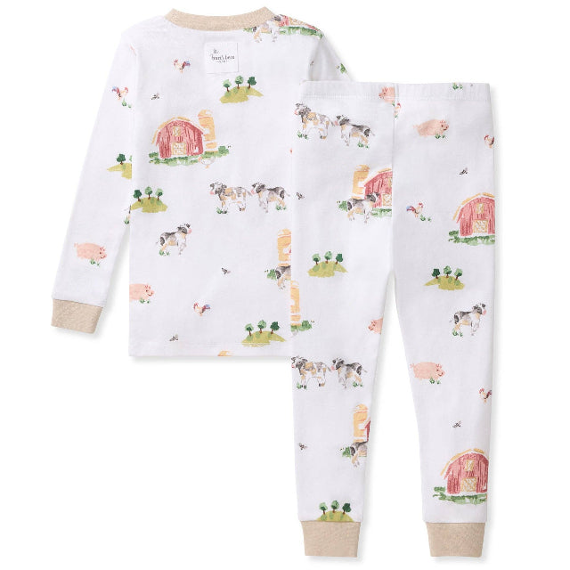 Toddler Barnyard Organic Cotton Long Sleeve Pajama Set