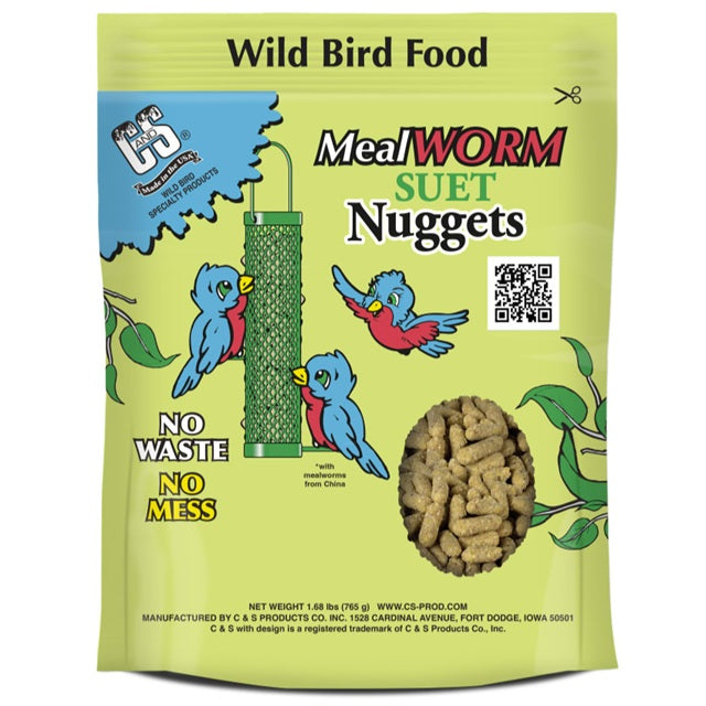 C&S Mealworm Suet Nuggets 27 oz