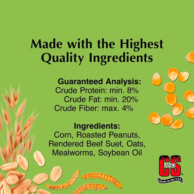 C&S Mealworm Suet Nuggets 27 oz