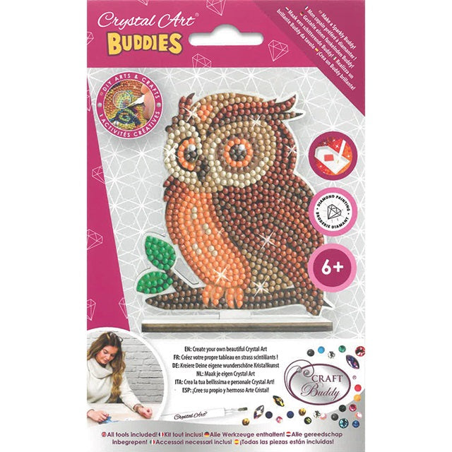 Crystal Art Wildlife Buddy: Owl