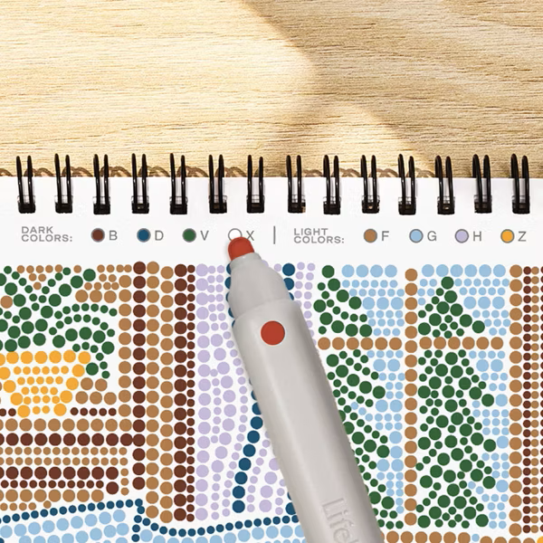 Lifelines FlowArt® Dot-By-Letter Cabin Getaway