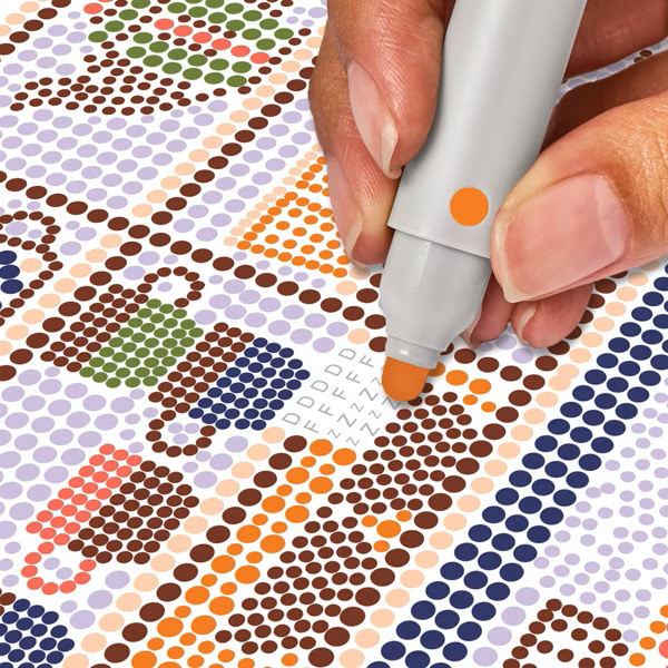Lifelines FlowArt® Dot-By-Letter Corner Café