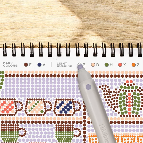 Lifelines FlowArt® Dot-By-Letter Corner Café