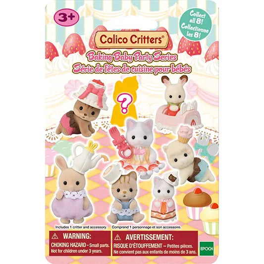 Calico Critters Baby Collectibles Baking Baby Party Series Blind Bag Figure, Assorted