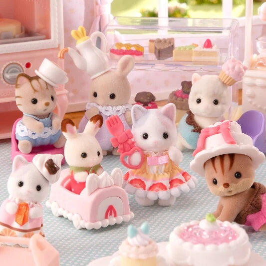 Calico Critters Baby Collectibles Baking Baby Party Series Blind Bag Figure, Assorted