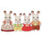 Calico Critters Chocolate Rabbit Family