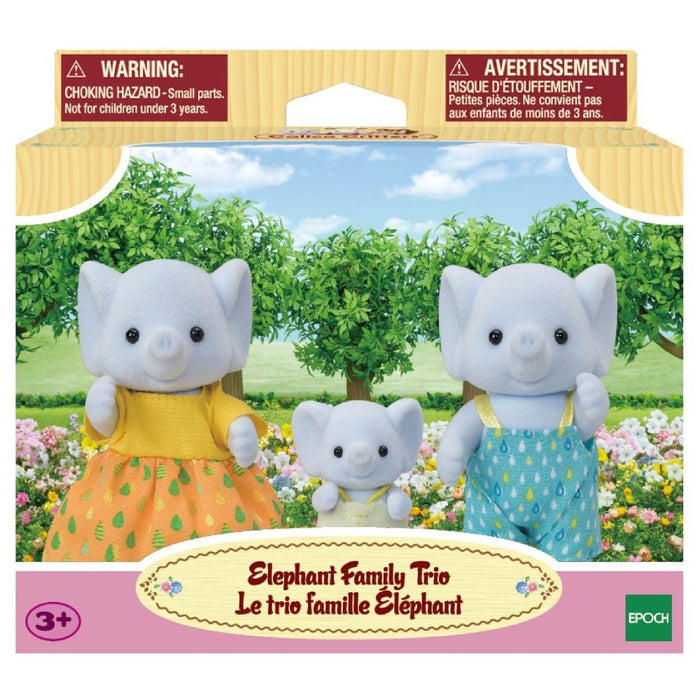 Calico Critters Elephant Family Trio
