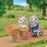 Calico Critters Husky Brother & Sister Tandem Cycling Set